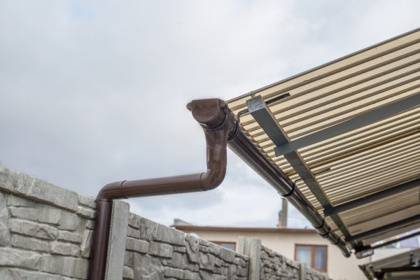 Plastic Downspout Installation in Waukesha